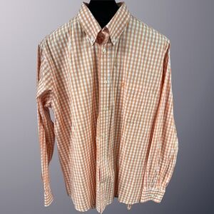 Mobile Bay Gingham Check Long Sleeved Button Down Shirt